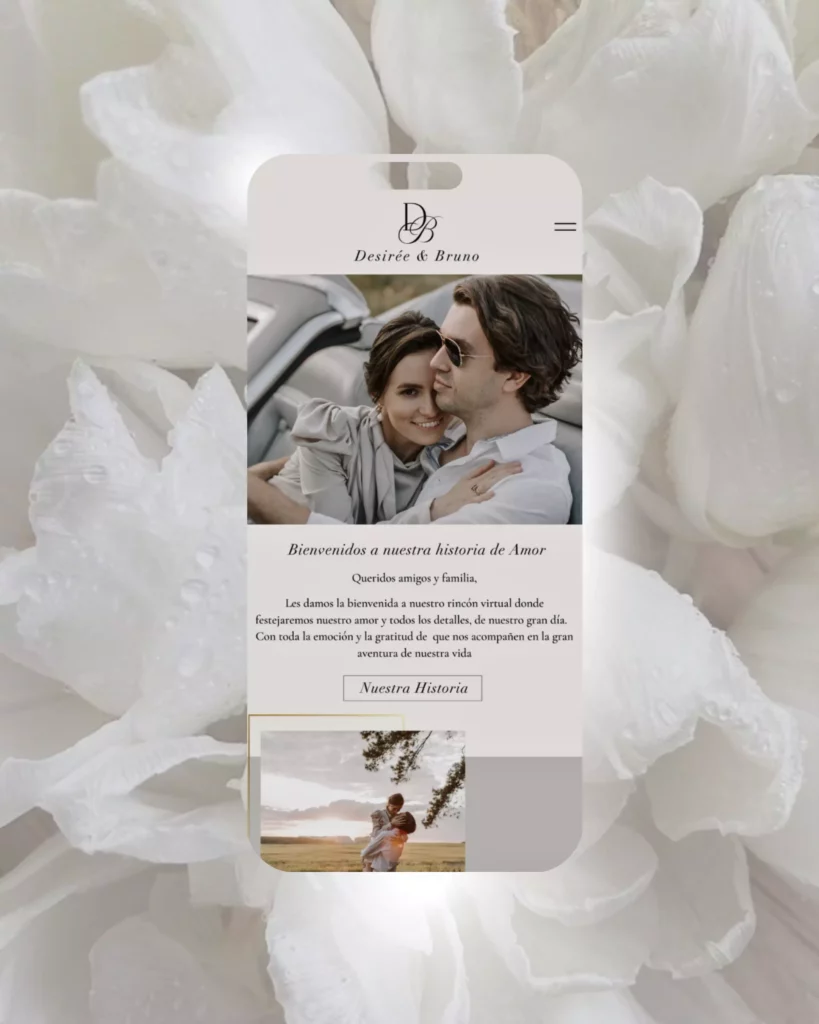 Diseño web de tu boda